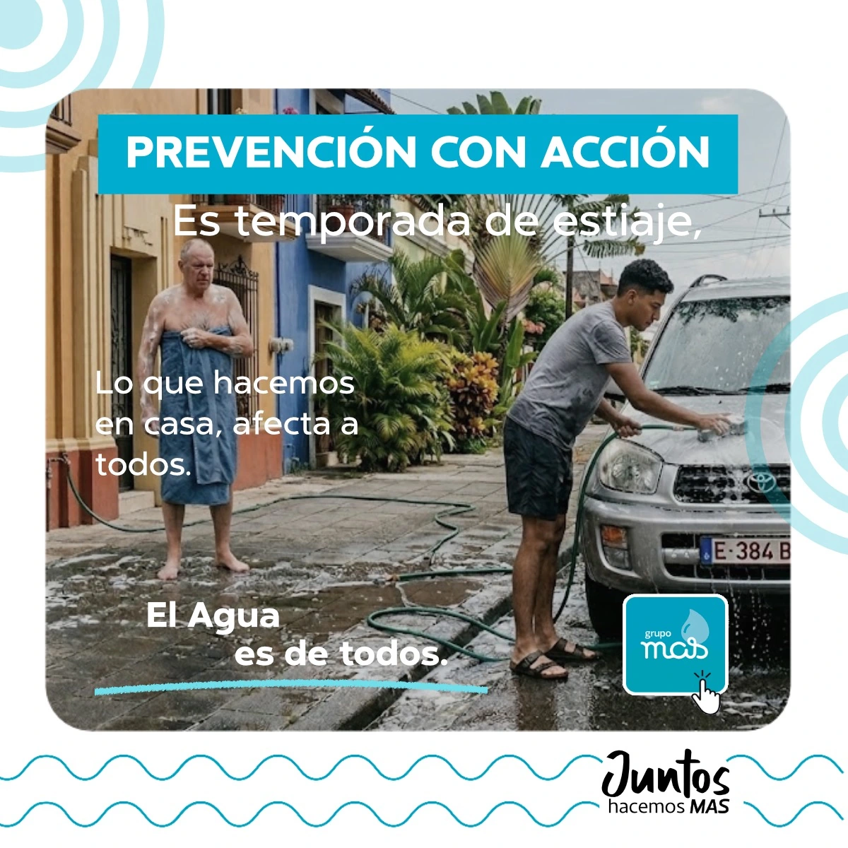 Posteo Prevención con acción sobre el uso cotidiano del agua