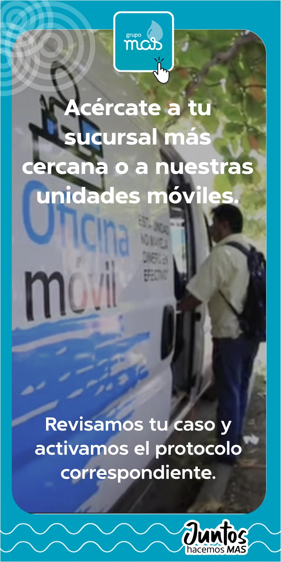 Lámina 2 del carrusel Tu reporte nos mueve