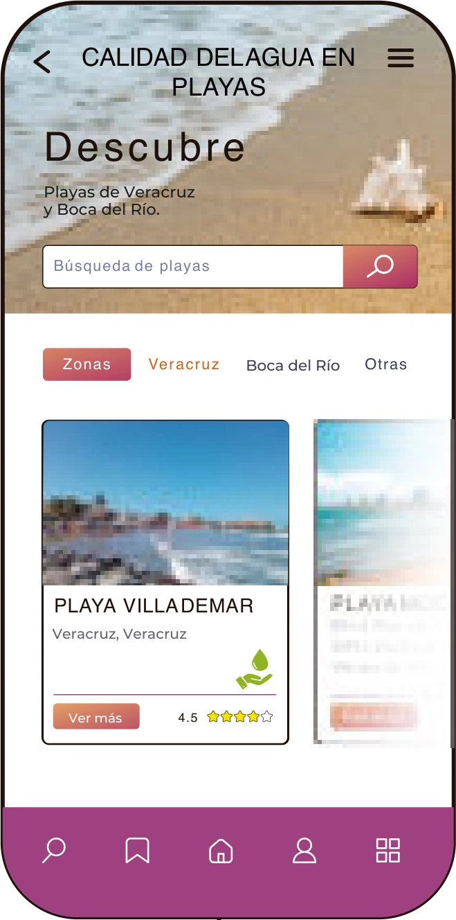 Exploración de playas por zona